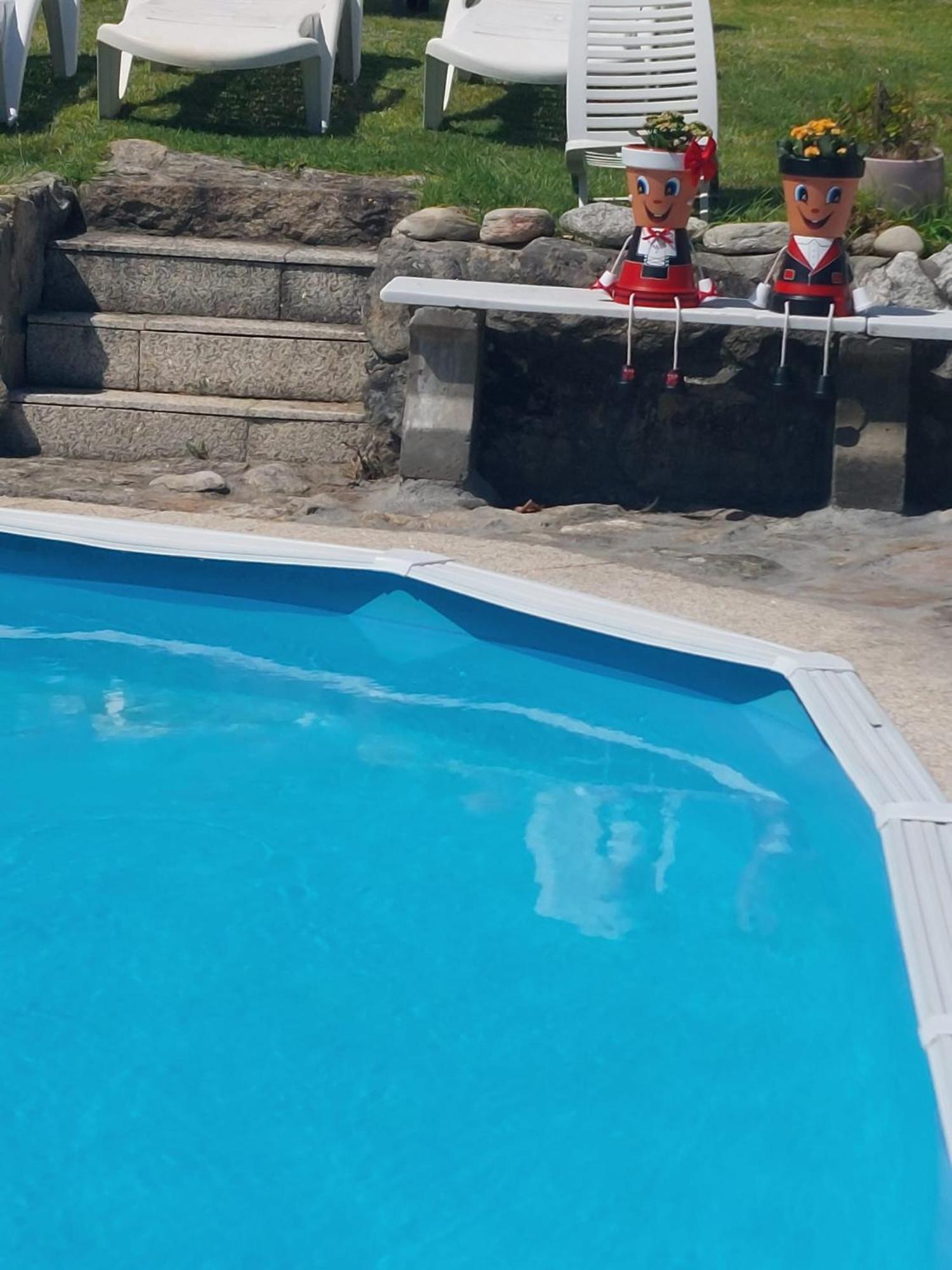 Villadesuso Casa Con Piscina Al Lado Del Mar En Viladesuso מראה חיצוני תמונה